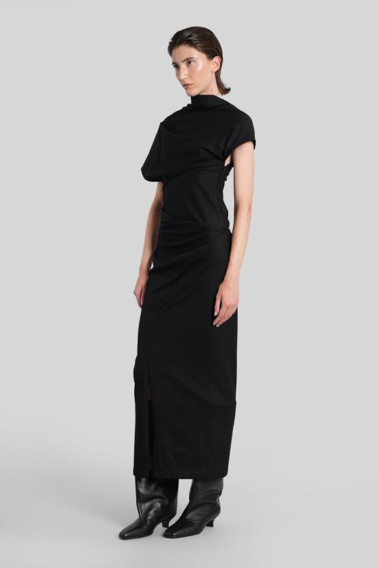 25FW 엔타이어 스튜디오 롱 원피스 425862 ESW W25 6028 Black - ENTIRE STUDIOS