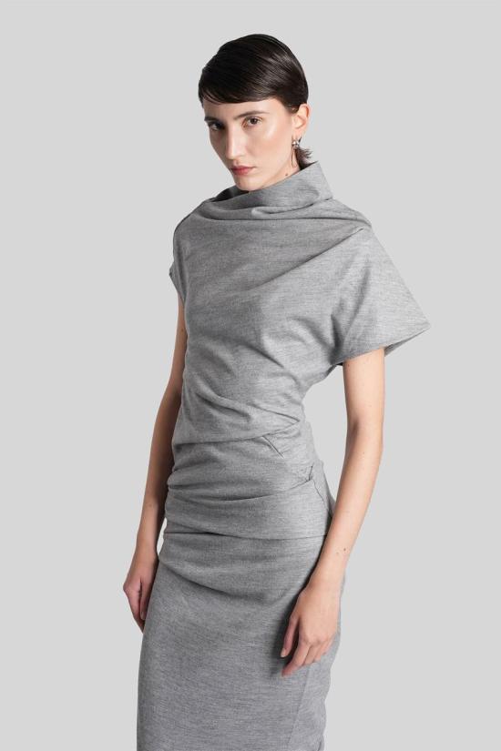 25FW 엔타이어 스튜디오 반팔 티셔츠 429877 ESW W25 8023 GREY - ENTIRE STUDIOS