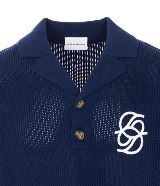 26SS 드롤드무슈 긴팔 셔츠 PO171CO207NY BLUE - DROLE DE MONSIEUR