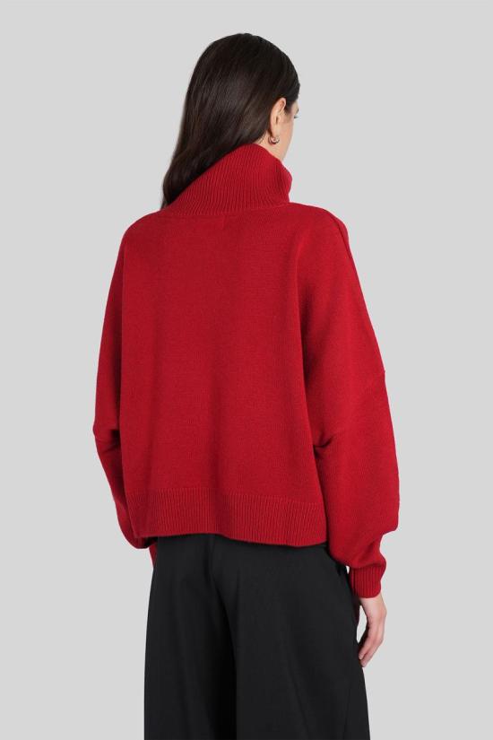 25FW 루루 스튜디오 스웨터 428670 LUKE RED - LOULOU STUDIO