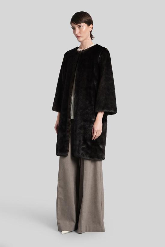 25FW 루루 스튜디오 코트 428666 MOORE BROWN - LOULOU STUDIO