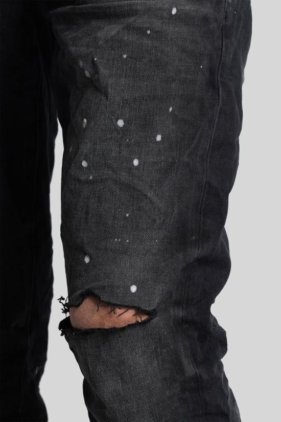 25FW 퍼플 브랜드 데님 팬츠 430376 P001 BRKS122 Black - PURPLE BRAND