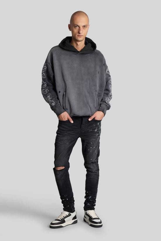 25FW 퍼플 브랜드 데님 팬츠 430376 P001 BRKS122 Black - PURPLE BRAND