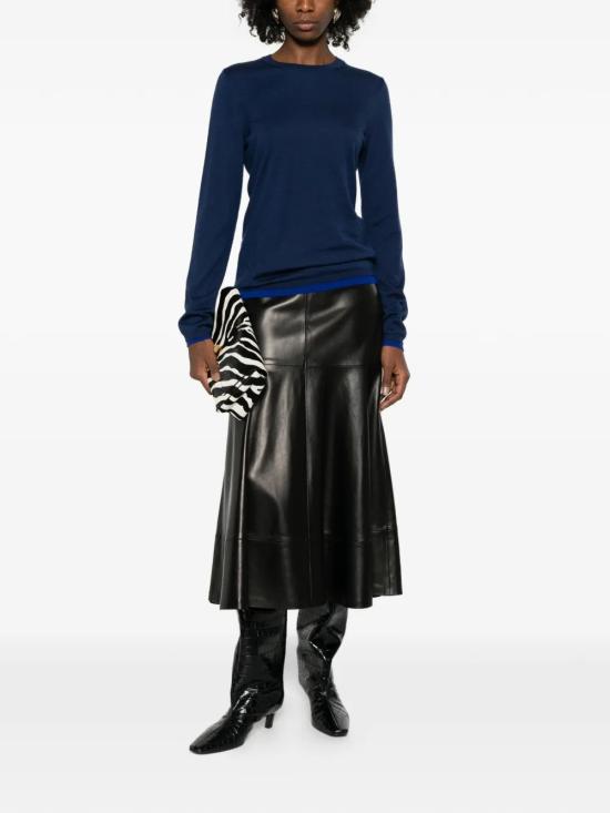 26SS 가브리엘라허스트 긴팔 티셔츠 3269011A003ECO Blue - GABRIELA HEARST
