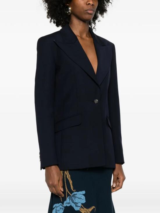 26SS 가브리엘라허스트 수트 자켓 X005001W105DRN Blue - GABRIELA HEARST