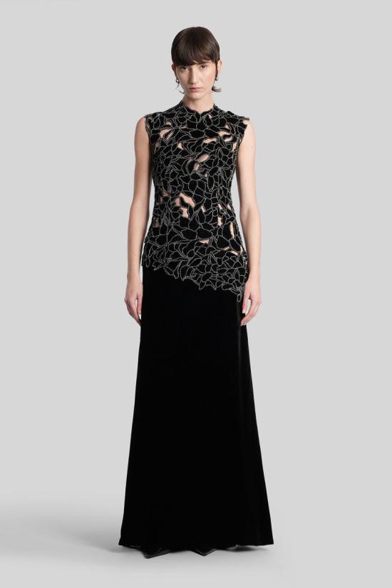 25FW 코스타렐로스 롱 원피스 432428 FW2556 Black