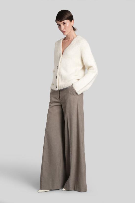 25FW 루루 스튜디오 스웨터 428671 LYNN WHITE - LOULOU STUDIO