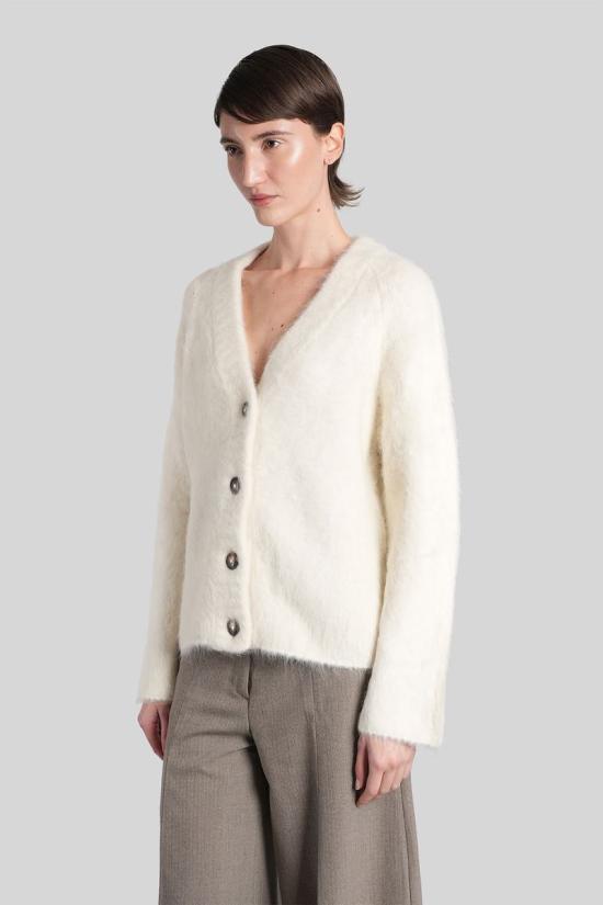 25FW 루루 스튜디오 스웨터 428671 LYNN WHITE - LOULOU STUDIO