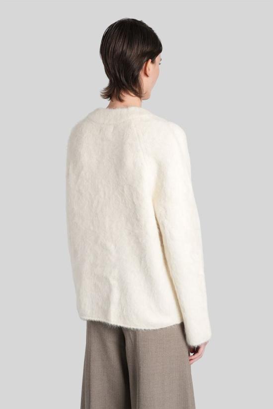 25FW 루루 스튜디오 스웨터 428671 LYNN WHITE - LOULOU STUDIO