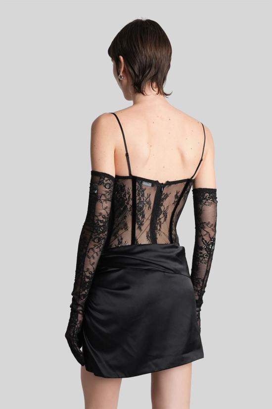 25FW 레트로페테 바디수트 티셔츠 432613 FW24 10119 Black - RETROFETE