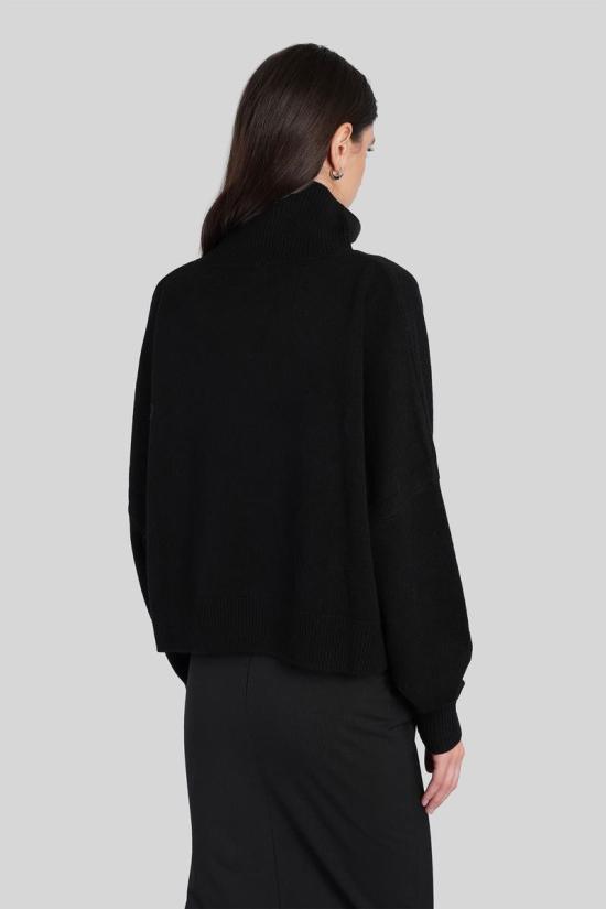 25FW 루루 스튜디오 터틀넥 428669 LUKE Black - LOULOU STUDIO