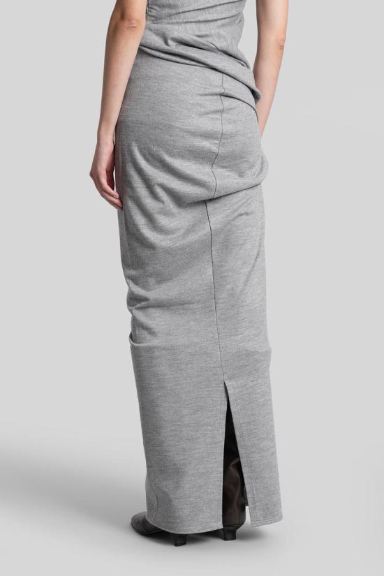 25FW 엔타이어 스튜디오 롱 스커트 429876 ESW W25 7022 GREY - ENTIRE STUDIOS