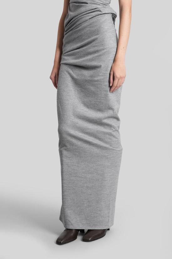 25FW 엔타이어 스튜디오 롱 스커트 429876 ESW W25 7022 GREY - ENTIRE STUDIOS