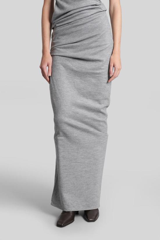 25FW 엔타이어 스튜디오 롱 스커트 429876 ESW W25 7022 GREY