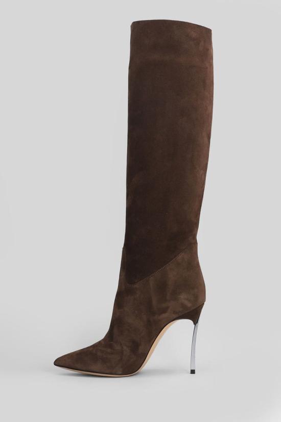 25FW 카사데이 부츠 427095 1S329Y100MC1832 BROWN - CASADEI
