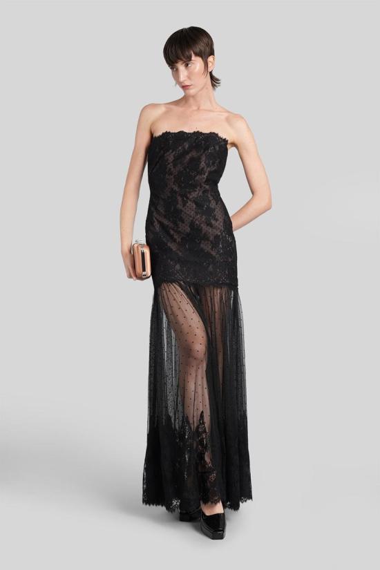 25FW 레트로페테 롱 원피스 431199 R FW25 11914 17 Black - RETROFETE