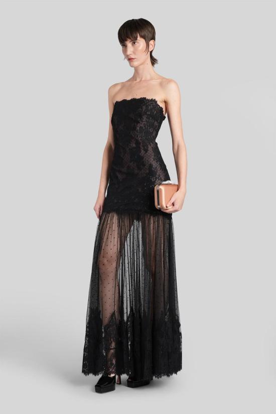 25FW 레트로페테 롱 원피스 431199 R FW25 11914 17 Black - RETROFETE