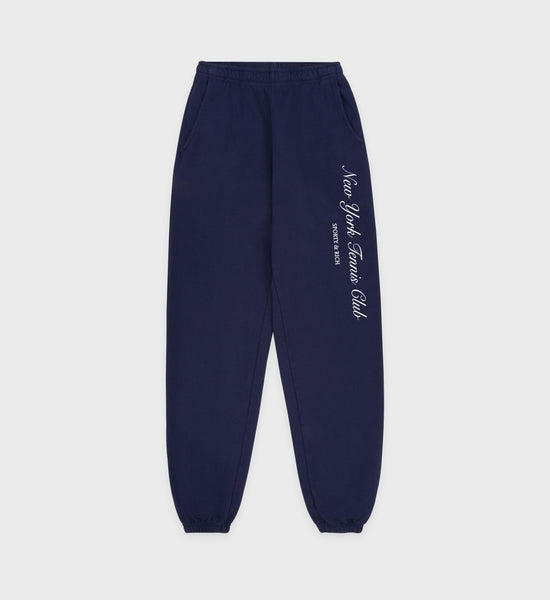  스포티앤리치 트레이닝/조거 팬츠 PA036621402BL106 3902 NAVY WHITE DOM