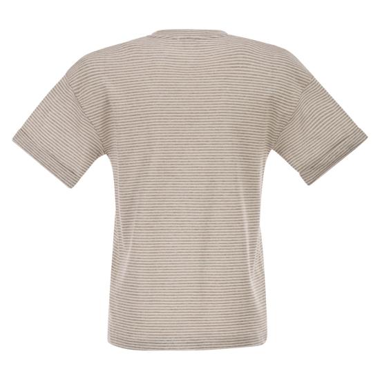 26SS 페세리코 반팔 티셔츠 A06022J0 BEIGE - PESERICO