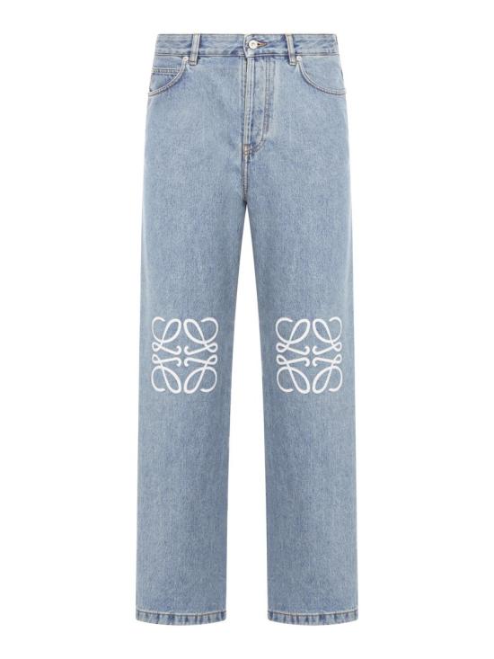 25FW 로에베 데님 팬츠 H526Y11W595475 MID BLUE DENIM DOM