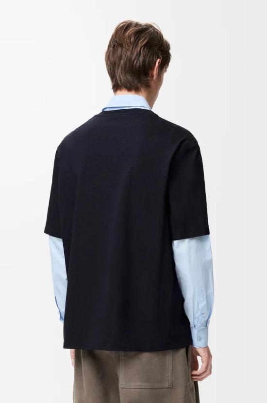 26SS 로에베 반팔 티셔츠 H526Y22XD35110 NAVY BLUE DOM - LOEWE