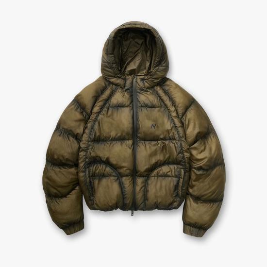 25FW 리프레젠트 숏패딩 MLM10012059 DARK OLIVE DOM