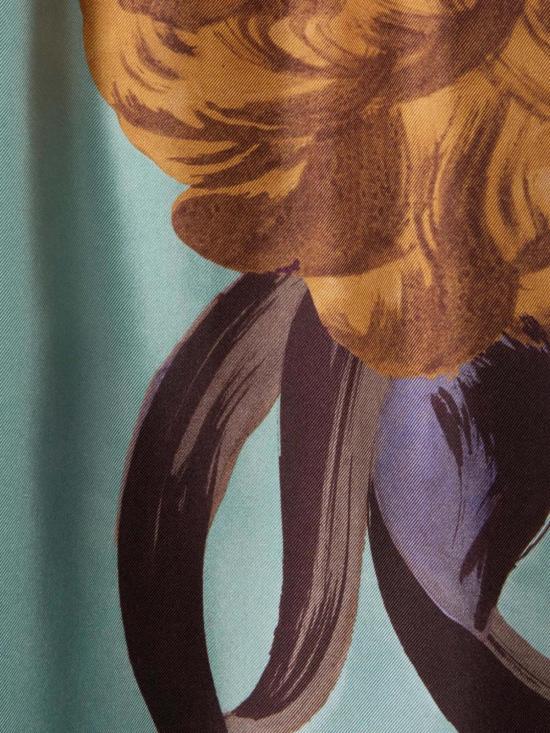  라 더블제이 스트레이트 팬츠 La Double J Palazzo 팬츠 피오니 프린트 - LA DOUBLEJ