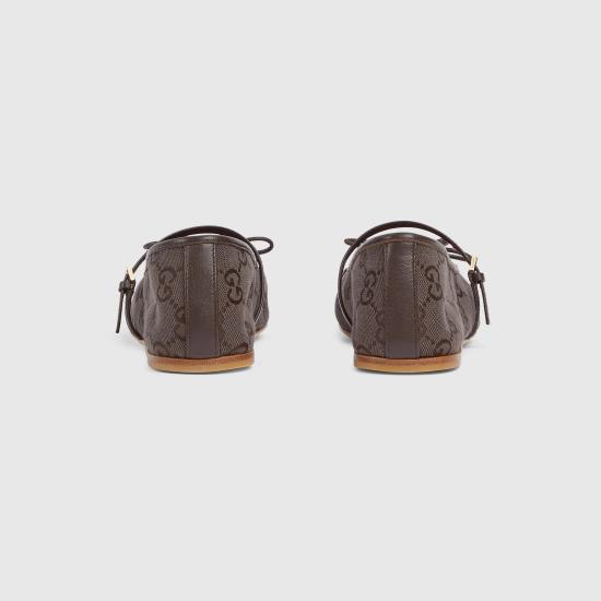 26SS 구찌 플랫 슈즈 814321FAD8F2140 Brown - GUCCI