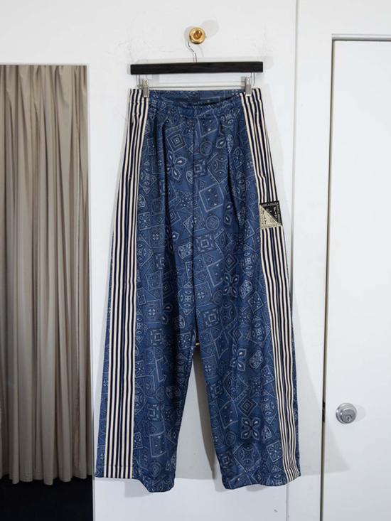  캐피탈 트레이닝/조거 팬츠 카피탈 스무스 쿠키 반다나 배기 트랙  블루