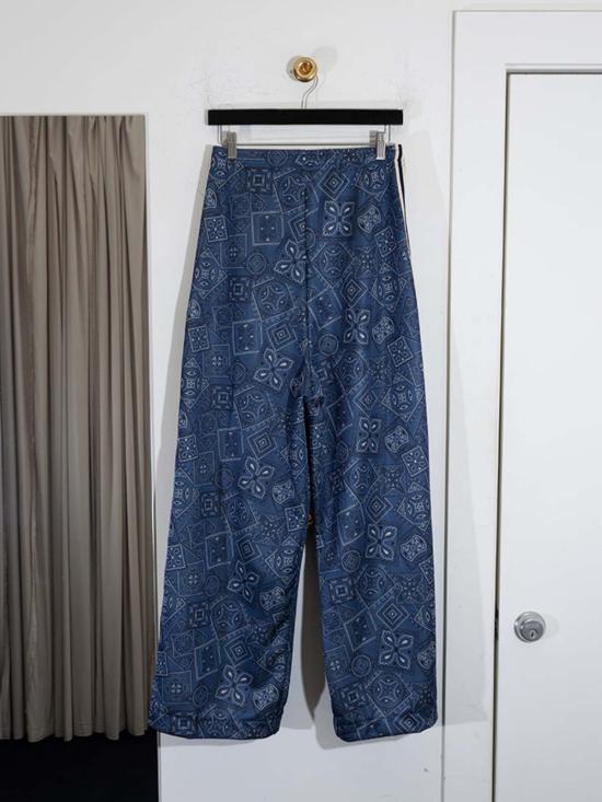  캐피탈 트레이닝/조거 팬츠 카피탈 스무스 쿠키 반다나 배기 트랙  블루 - KAPITAL