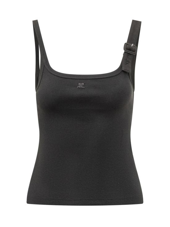 26SS 쿠레쥬 반팔 티셔츠 126JDE153JS0194 9999 BLACK