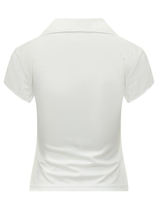 26SS 쿠레쥬 폴로 티셔츠 126JPO057JS0195 B166 HERITAGE WHITE - COURREGES