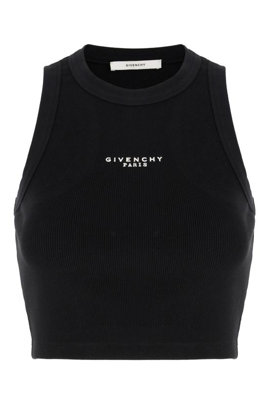 26SS 지방시 민소매 티셔츠 BW70FNP7BR 001 BLACK