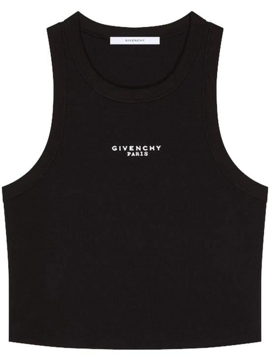 26SS 지방시 민소매 티셔츠 BW70FNP7BR 001 BLACK