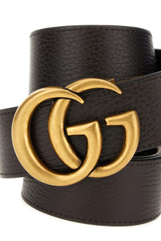 26SS 구찌 더블 G 버클 리버시블 레더 벨트 627055CAO2T 1062 NERO COCOA - GUCCI