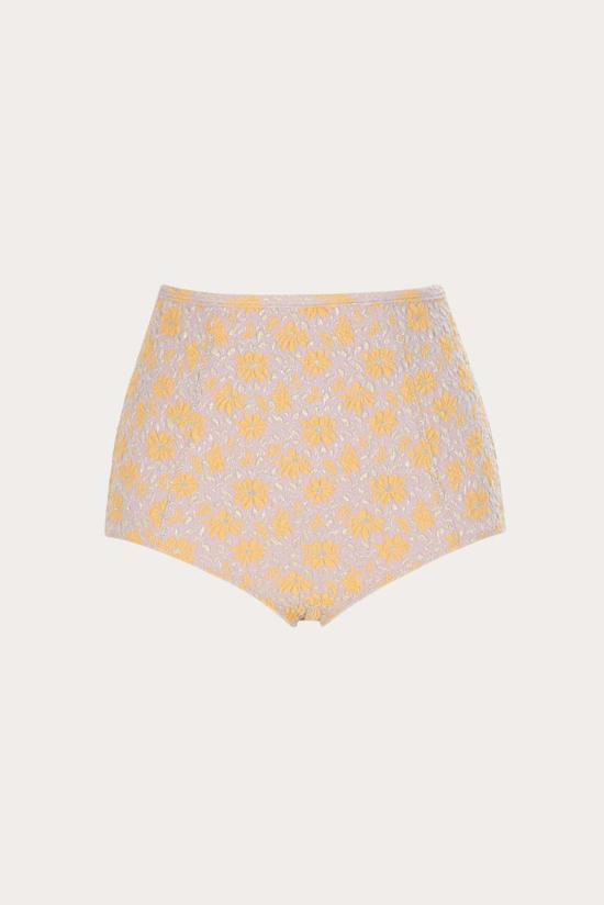  레이첼 코미 비키니 수영복 키나 바텀 라일락 포지 자카드 수영복 하의