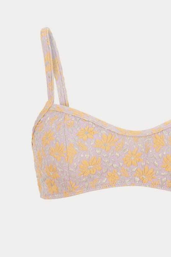  레이첼 코미 브라 리바이벌 탑, 라일락 포지 자카드 탑 - RACHEL COMEY