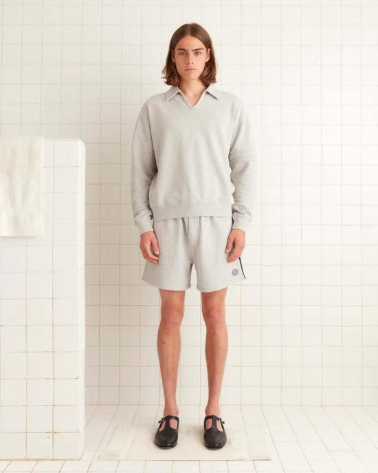  보디 숏팬츠 보드 크루 스웨트숏 - BODE