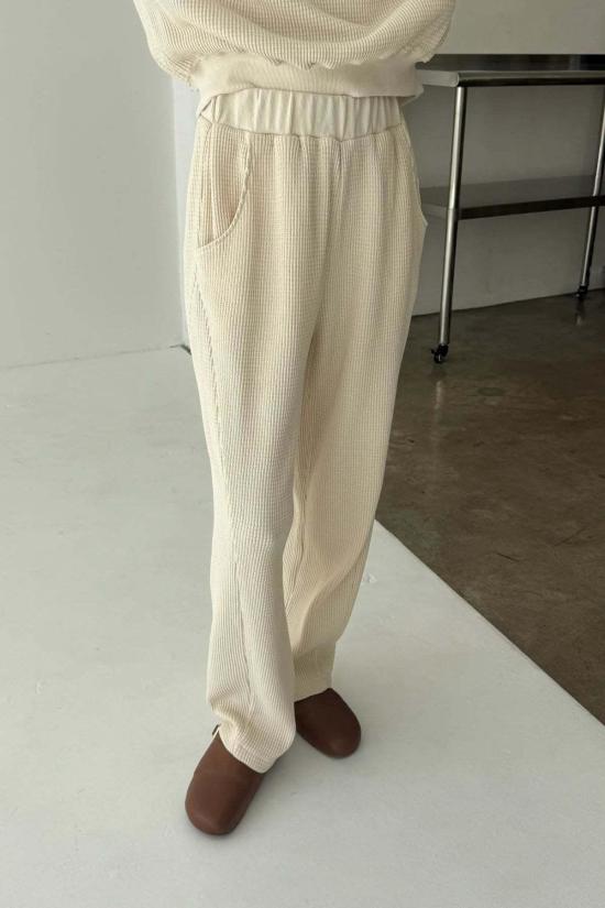  르 본 숍 트레이닝/조거 팬츠 르봉 쇼페 와플 로우