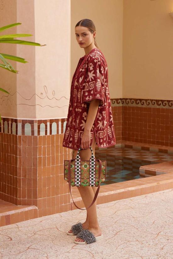  알레메 숏 원피스 Alemais Maya 미니 커버업 드레스 - ALEMAIS