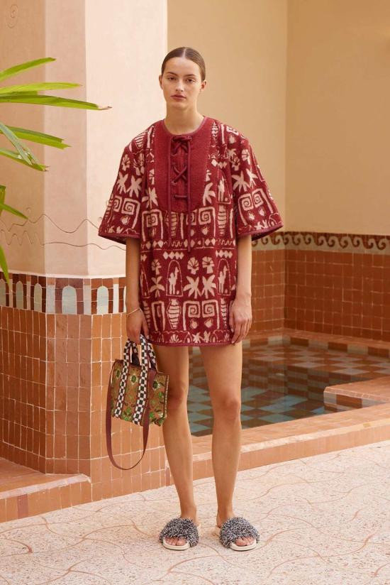  알레메 숏 원피스 Alemais Maya 미니 커버업 드레스