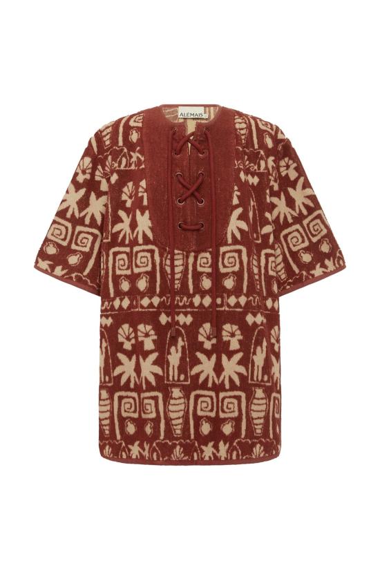  알레메 숏 원피스 Alemais Maya 미니 커버업 드레스 - ALEMAIS