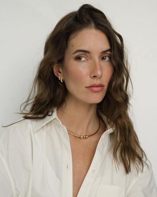  Mod + Jo 이어링 Grande Corey Pave Hoop Earrings - OTHER BRANDS