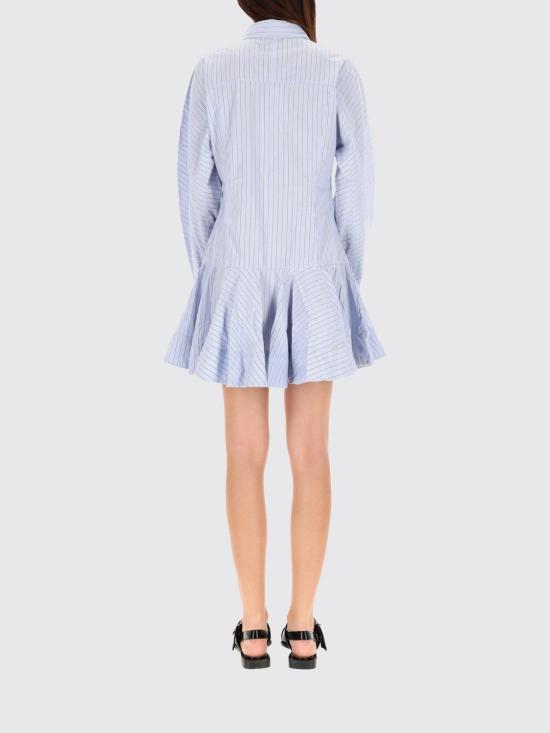 25FW 가니 롱 원피스 W1101 01M Violet - GANNI