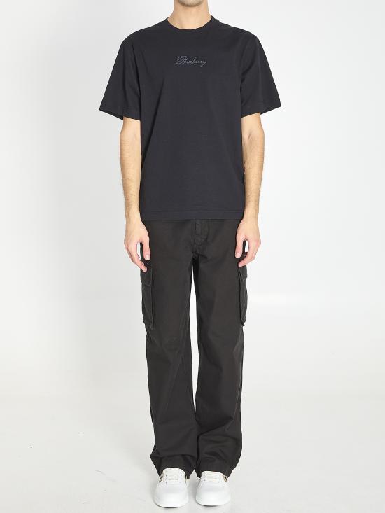 26SS 버버리 반팔 티셔츠 8119183 BLACK - BURBERRY