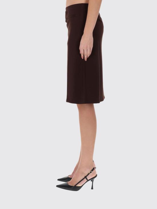 25FW 쿠레쥬 미디 스커트 325JJU296JS0250 1983 Burnt - COURREGES