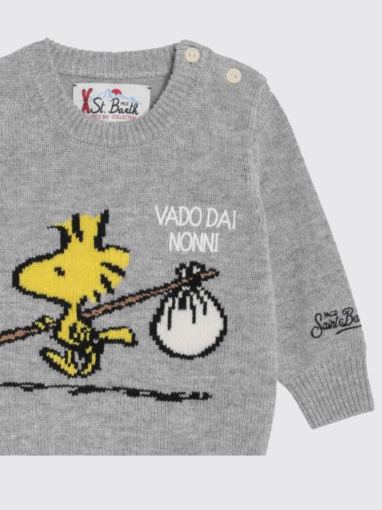 25FW [키즈] 세인트바쓰 풀오버 DOU0001K 00077I Grey - MC2 SAINT BARTH