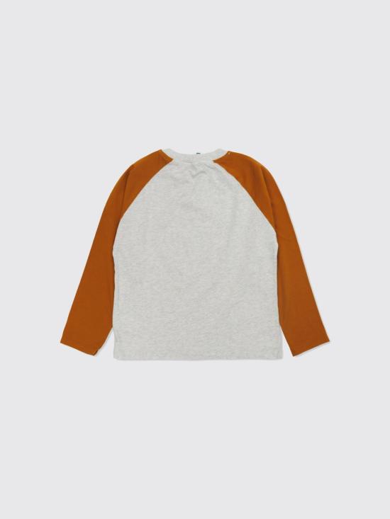 25FW [키즈] 보보쇼즈 티셔츠 225AC019 211 Brown - BOBO CHOSES