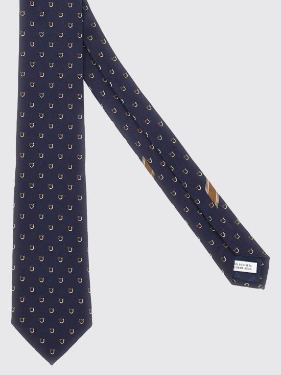 25FW 살바토레 페라가모 넥타이 784554 351281 001 Blue - SALVATORE FERRAGAMO