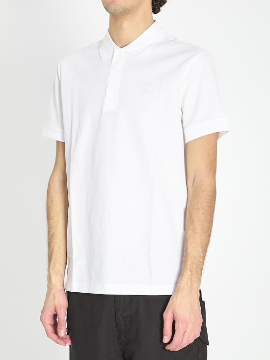 26SS 버버리 코튼 폴로 티셔츠 8099166 WHITE - BURBERRY